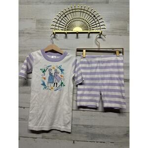 Hanna Andersson Disney Frozen PJ Set Girls 8 VGUC